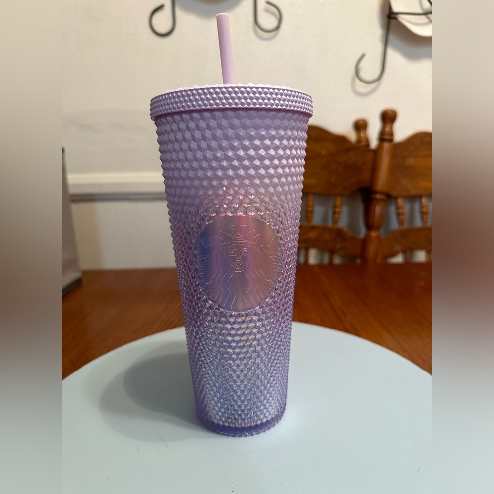 Starbucks studded￼purple overseas release 24 ounce cold cup tumbler ￼